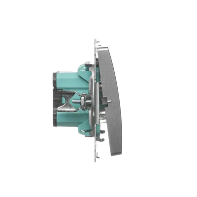 Klingelknopf (Modul) 230V, metallic satiniert