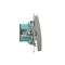 Klingelknopf (Modul) 230V, metallischer Edelstahl