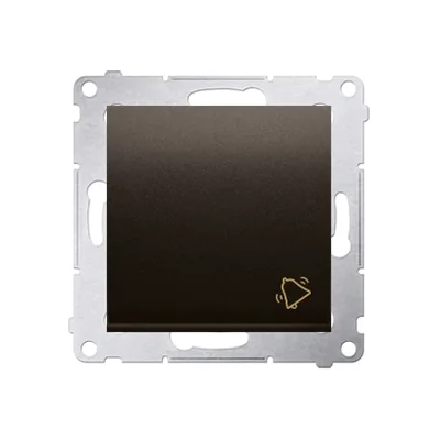 Klingeltaster (Modul) 230V, mattbronzemetallic