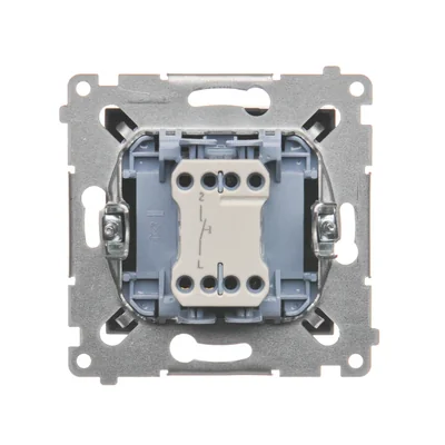 Klingeltaster (Modul) 230V, mattbronzemetallic