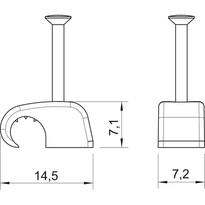 Klipsy z gwintem 4-7MM SZ., 2025 25 LGR