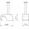 Klipsy z gwintem 4-7MM SZ., 2025 25 LGR