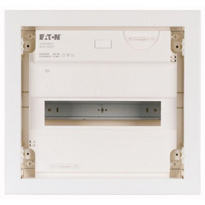 KLV-12UPS-F modular 1x12 flush-mounted distribution board