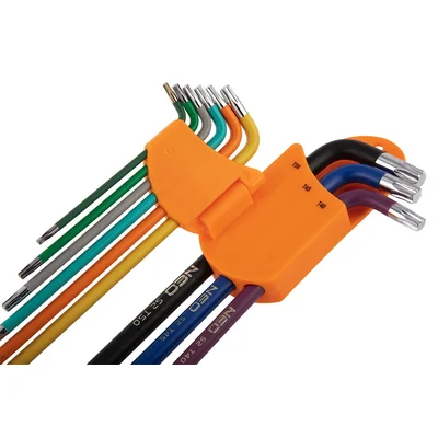 Ключі Torx T10-50, набір з 9 кольорових