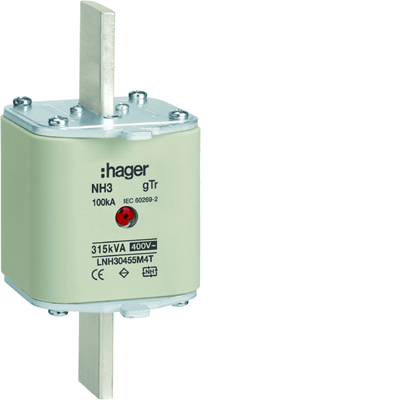 Knife fuse link NH3 gTr 400V 455A