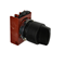 Knob connector, round black