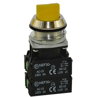 Кнопка NEF30-TPe2X2Y жовта