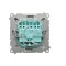 Кнопка SIMON BASIC потрійна з LED підсвічуванням 10А 250В нерж
