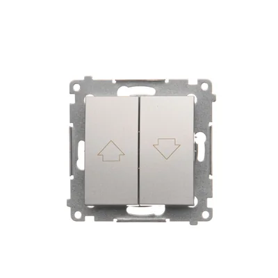 Кнопка спуску (модуль) 10A 250V швидкороз'єми срібло (металік)