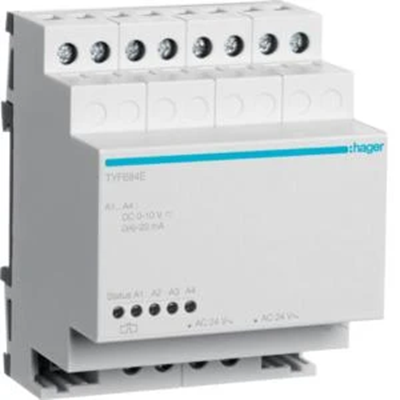 KNX Analog output expansion module, 4-gang