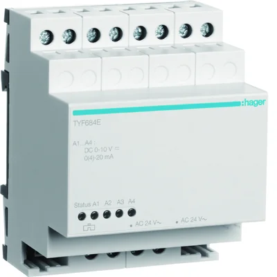 KNX Analogausgang-Erweiterungsmodul, 4fach