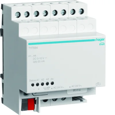 KNX Analogue output 4-fold
