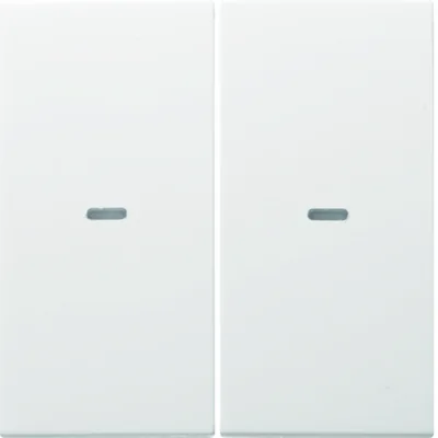KNX EASY B.KWADRAT/B.3/B.7 Качалки з лінзою для 2-х кнопкового модуля білий глянець