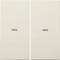 KNX EASY B.KWADRAT/B.3/B.7 Tasti con lente per modulo tasti a 2 canali crema lucido