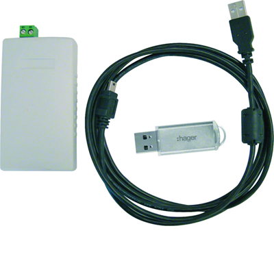 KNX easy Domovea-Software mit USB/KNX-Schnittstelle