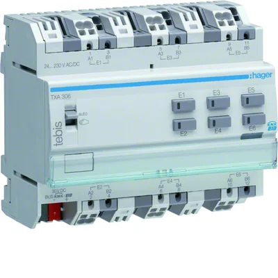 KNX easy Entrée binaire universelle sextuple