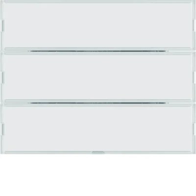 KNX EASY K.1/K.3 3fach-Taster mit Beschreibungsfeld, weiß