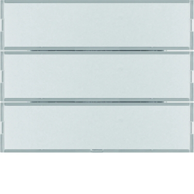 KNX EASY K.1/K.3 Przycisk 3-krotny z polem opisowym aluminium
