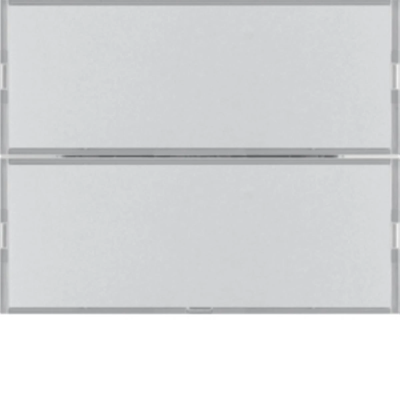 KNX EASY K.1/K.5 Bouton-poussoir double avec champ d'inscription en aluminium