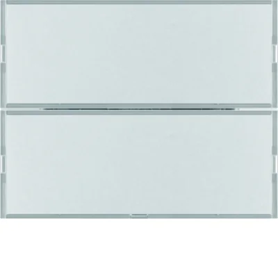 KNX EASY K.1/K.5 Doppeltaster mit Aluminium-Schriftfeld