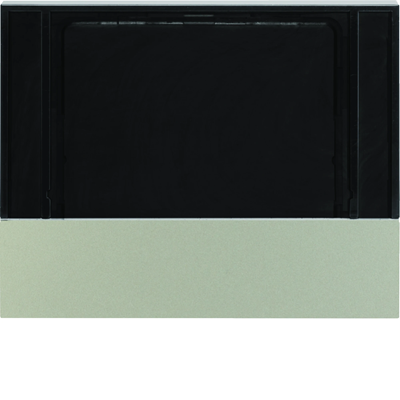 KNX EASY K.1/K.5 Elemento central para controlador de temperatura y ambiente, acero inoxidable