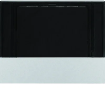 KNX EASY K.1/K.5 Elemento centrale per termoregolatore e ambiente in alluminio satinato