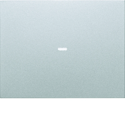 KNX EASY K.1/K.5 Rocker with lens for 1-gang push-button module aluminum matt
