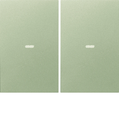 KNX EASY K.1/K.5 Tasti con lente per modulo pulsanti a 2 vie acciaio inox