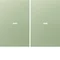 KNX EASY K.1/K.5 Tasti con lente per modulo pulsanti a 2 vie acciaio inox