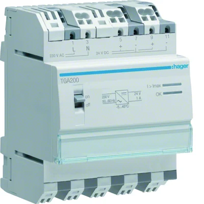 KNX easy Netzteil 24V DC, 1A, DMS 4 mod