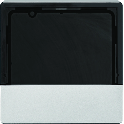 KNX EASY Q.1/Q.3 Elément central pour régulateur de température et velours d'ambiance en aluminium