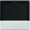 KNX EASY Q.1/Q.3 Elément central pour régulateur de température et velours d'ambiance en aluminium