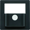 KNX EASY Q.1/Q.3 Front plate for motion sensor module anthracite velvet