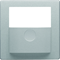 KNX EASY Q.1/Q.3 Placa frontal para módulo sensor de movimiento, aluminio, terciopelo