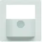 KNX EASY Q.1/Q.3 Placca frontale per modulo sensore di movimento, bianco velluto