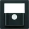 KNX EASY Q.1/Q.3 Plaque frontale pour module détecteur de mouvement velours anthracite