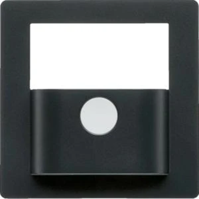 KNX EASY Q.1/Q.3 Plaque frontale pour module détecteur de mouvement velours anthracite