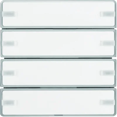 KNX EASY Q.1/Q.3 Przycisk 4-krotny z polem opisowym aluminium