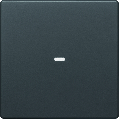KNX EASY Q.1/Q.3 Rocker with lens for 1-gang push button module anthracite velvet