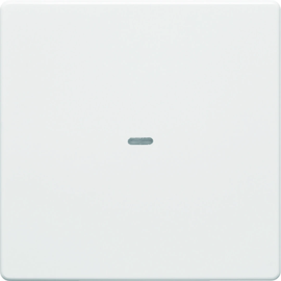 KNX EASY Q.1/Q.3 Rocker with lens for 1-gang push-button module velvet white