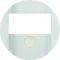 KNX EASY R.1/R.3/R.CLASSIC/1930 Placa frontal para módulo sensor de movimiento, blanco brillante