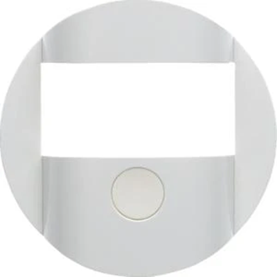 KNX EASY R.1/R.3/R.CLASSIC/1930 Placa frontal para módulo sensor de movimiento, blanco brillante