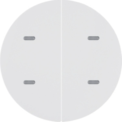 KNX EASY R.x/1930 Button 2-gang glossy white