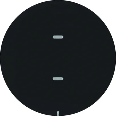 KNX EASY R.x/1930 Pulsante 1 posto nero lucido