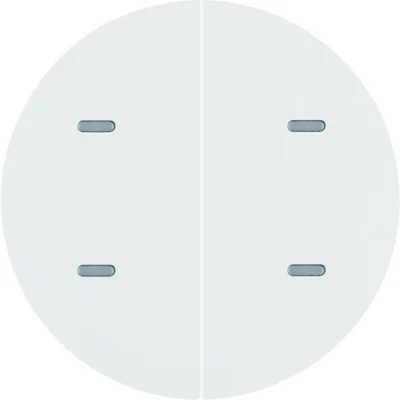 KNX EASY R.x/1930 Taster 2fach weiß glänzend