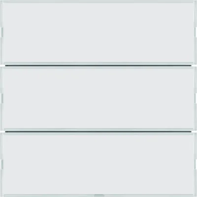 KNX EASY S.1/B.3/B.7 3-gang push-button with description field for colours: white and cream