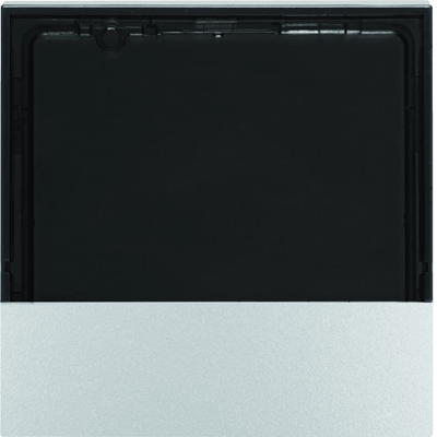 KNX EASY S.1/B.3/B.7 Élément central pour régulateur de température et pièce aluminium mat