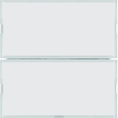 KNX EASY S.1/B.3/B.7 Przycisk 2-krotny z polem opisowym do kolorów: biały i kremowy