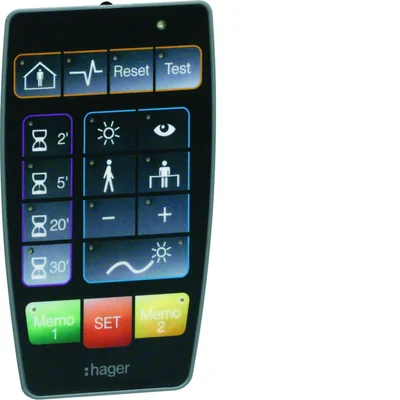 KNX easy Télécommande pour la configuration des détecteurs de présence 360°, noir, mat