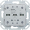 KNX e/s B.x 2-gang button module with bus port